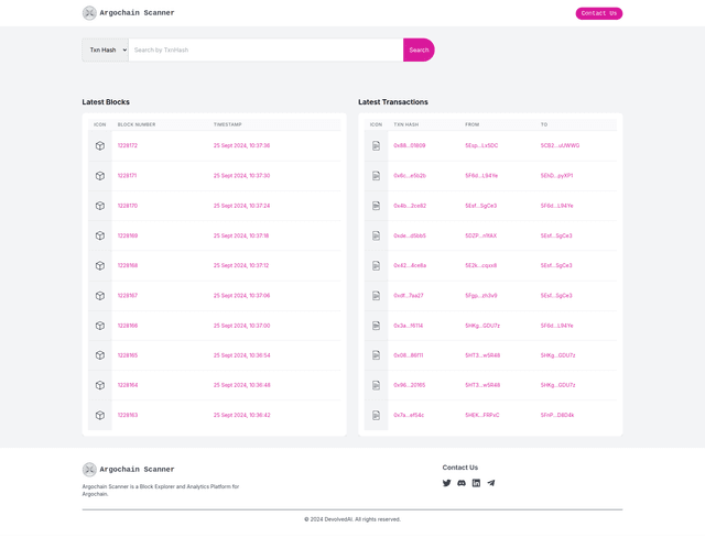 Blockchain Scanner